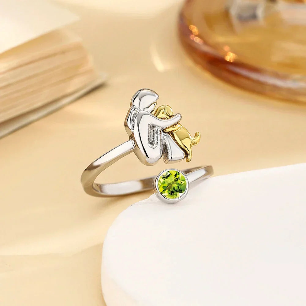 ForeverHug - Ring With Dog Icon