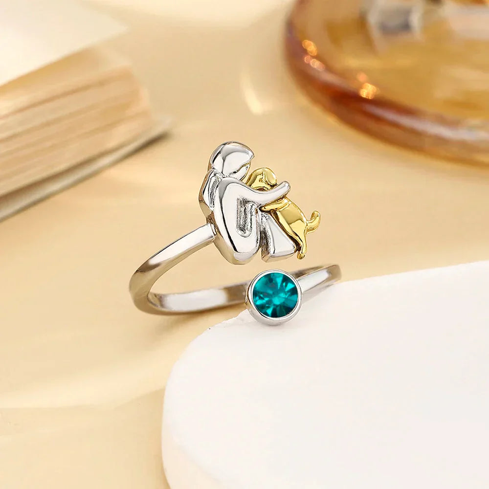 ForeverHug - Ring With Dog Icon