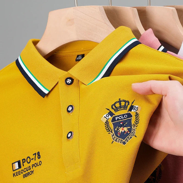 Mariusz - Breathable Short Sleeve Polo Shirt