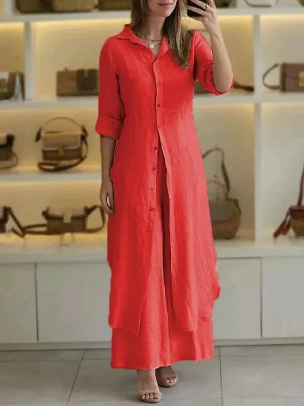 Annick - Linen Two Piece Set