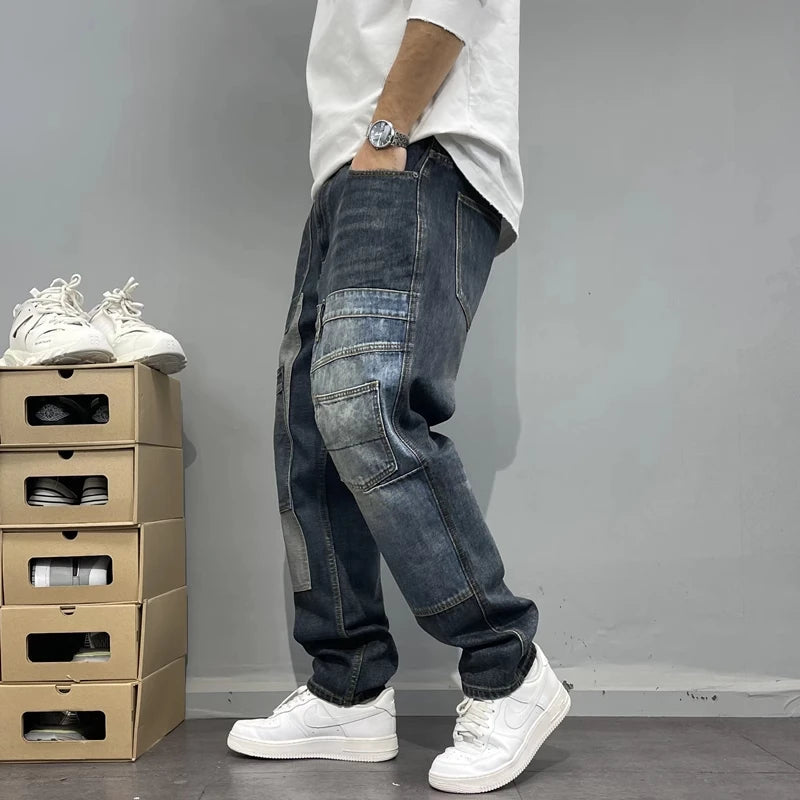 Laurent - Patchwork Denim Jeans