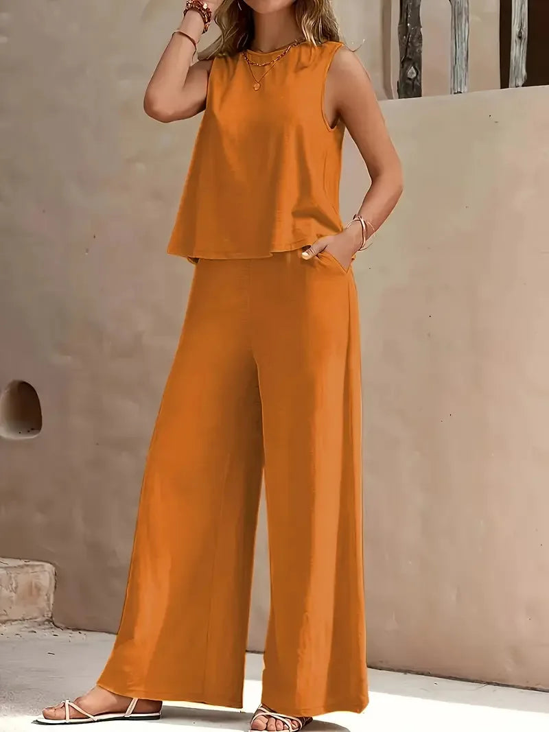 Dollie - Sleeveless Two Piece Set