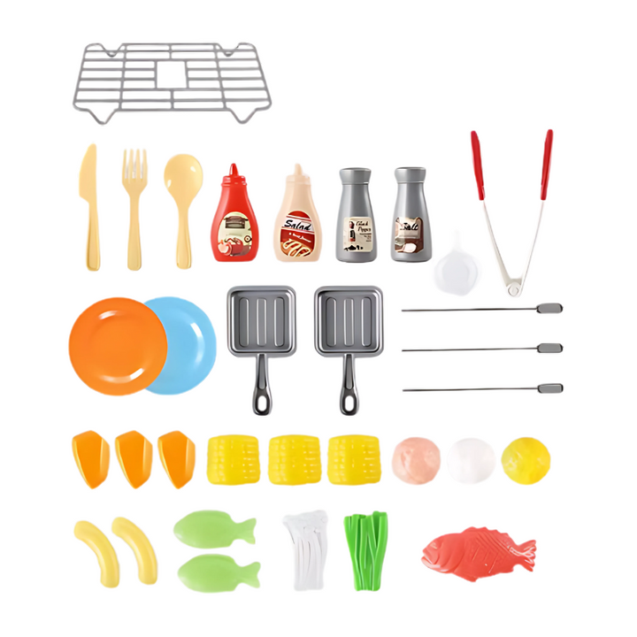 GrillMagic - Sizzling BBQ Playset with Color-Changing Food