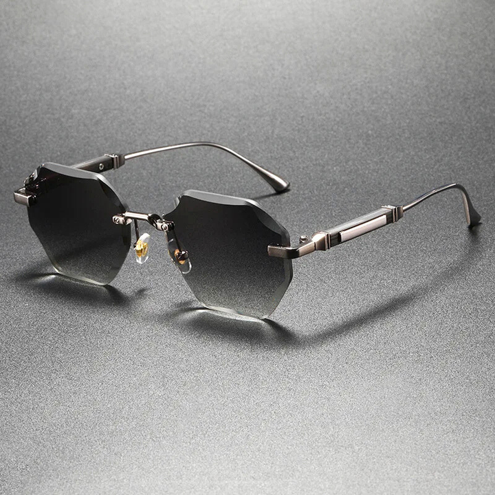 Author - Hexa Rimless Sunglasses