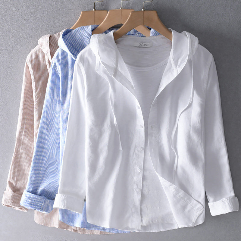 Zeeko - Long Sleeve Hooded Shirt