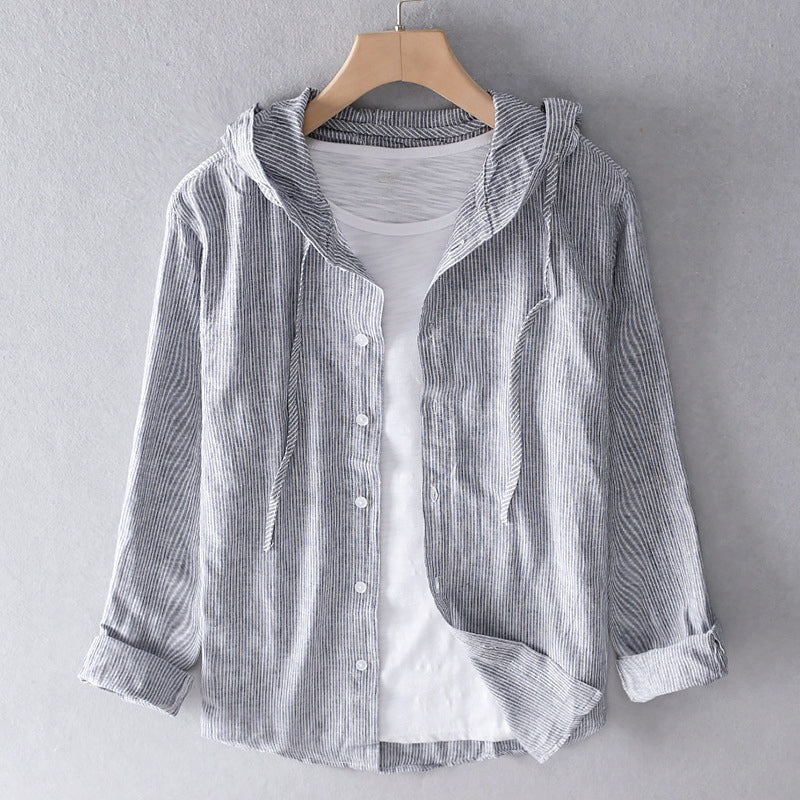 Zeeko - Long Sleeve Hooded Shirt