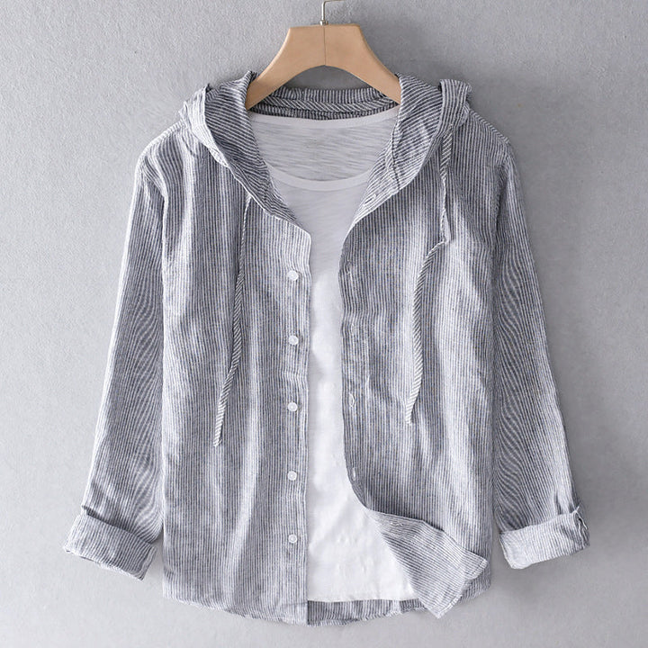 Zeeko - Long Sleeve Hooded Shirt