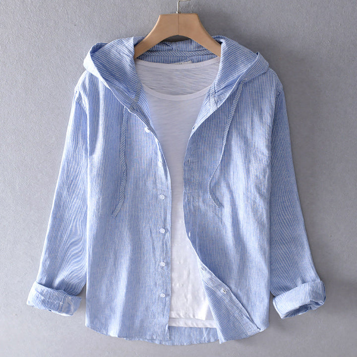 Zeeko - Long Sleeve Hooded Shirt