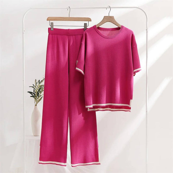 Heleta - Elegant 2 Piece Capri Set