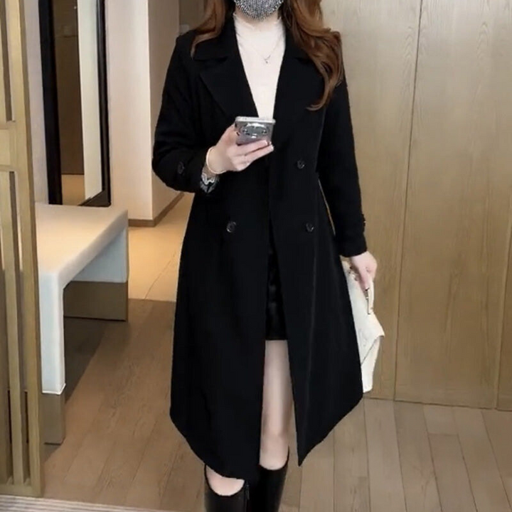 Leicy - Elegant Warm Trench Coat