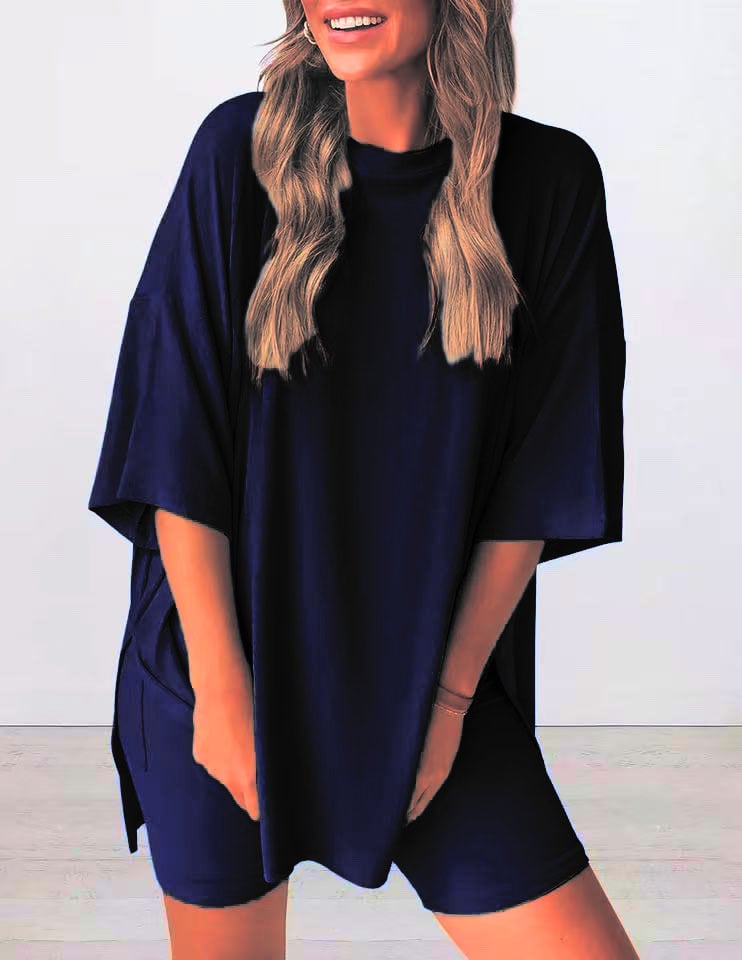 Rikke - Short Sleeve Two Piece Set