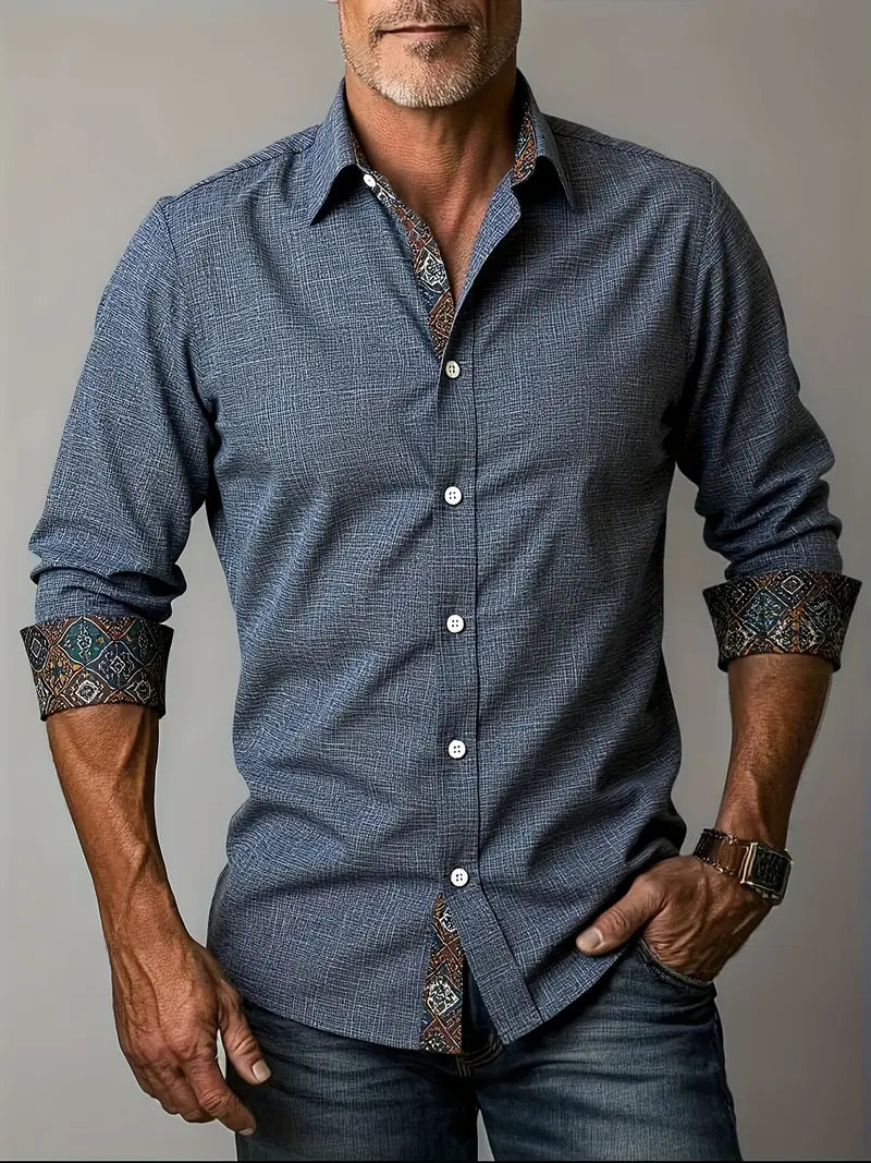 Teodoro - Long Sleeve Button Up Shirt