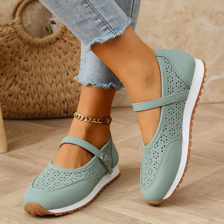 Jewell - Breathable Orthopedic Leather Shoes