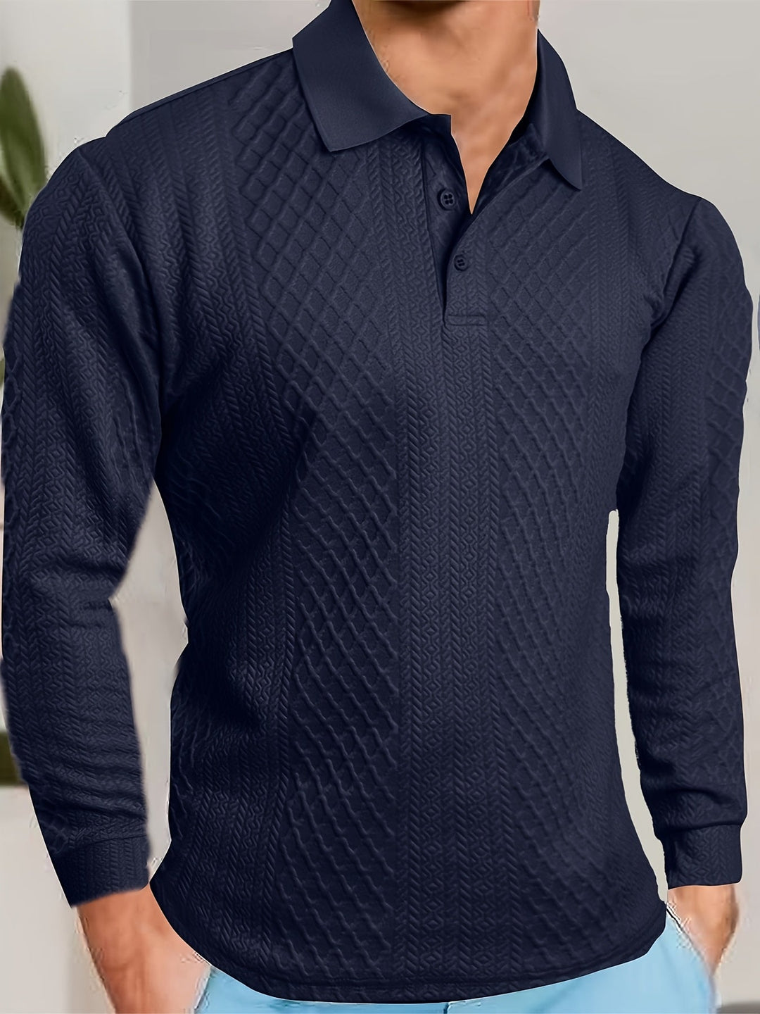 Liranda - Knitted Long Sleeve Shirt With Button