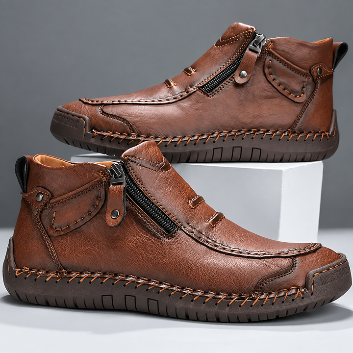 Fayeanuva - Premium Shoes With Side Zipper