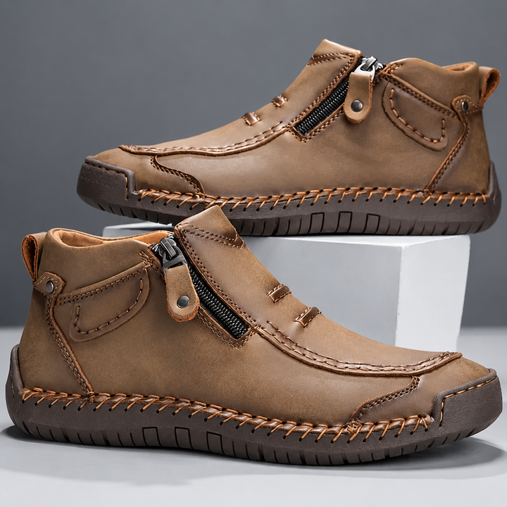 Fayeanuva - Premium Shoes With Side Zipper