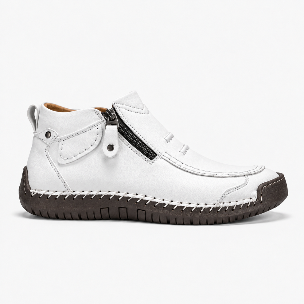 Fayeanuva - Premium Shoes With Side Zipper