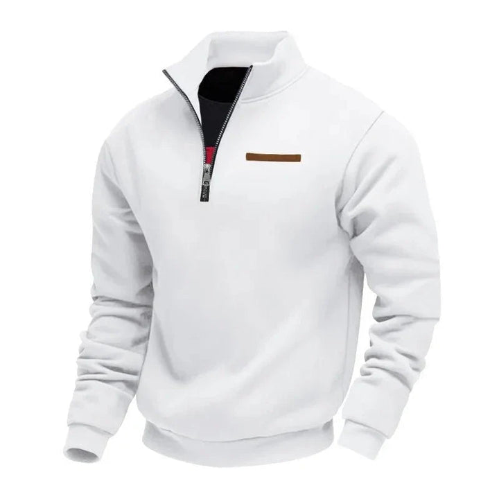 Demik - Elegant Half-Zip Sweater
