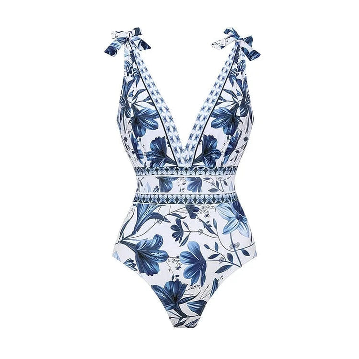 Kelda - Stylish Quick Drying Swimsuit With Skirt