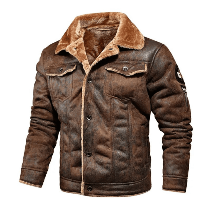 Baldur - Elegant Warm Jacket With Button Up