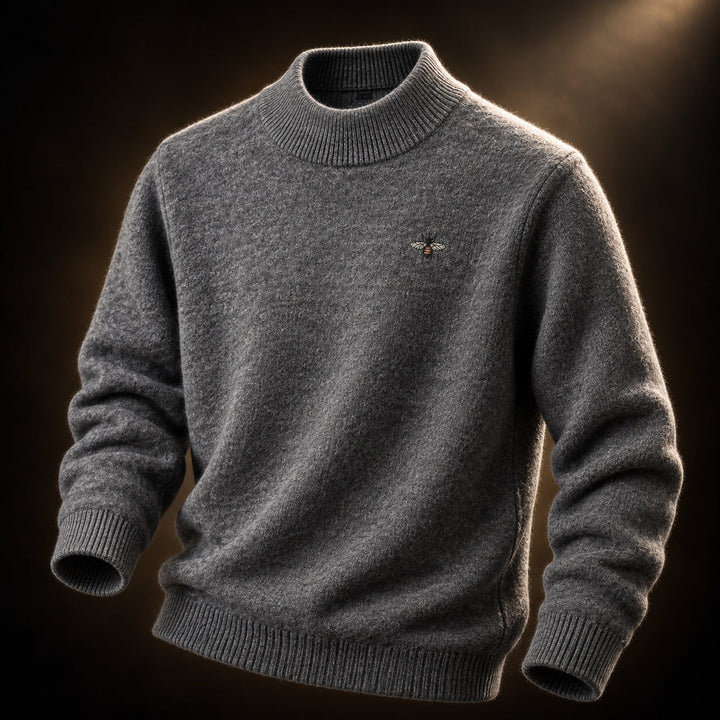 Fayeine - Knitted Mock Neck Sweater