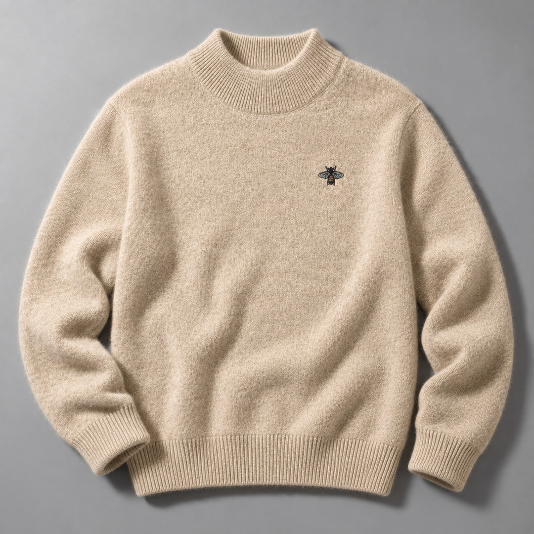 Fayeine - Knitted Mock Neck Sweater