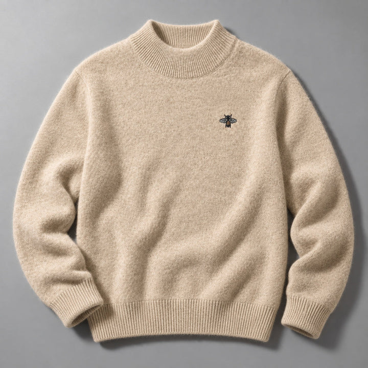 Fayeine - Knitted Mock Neck Sweater