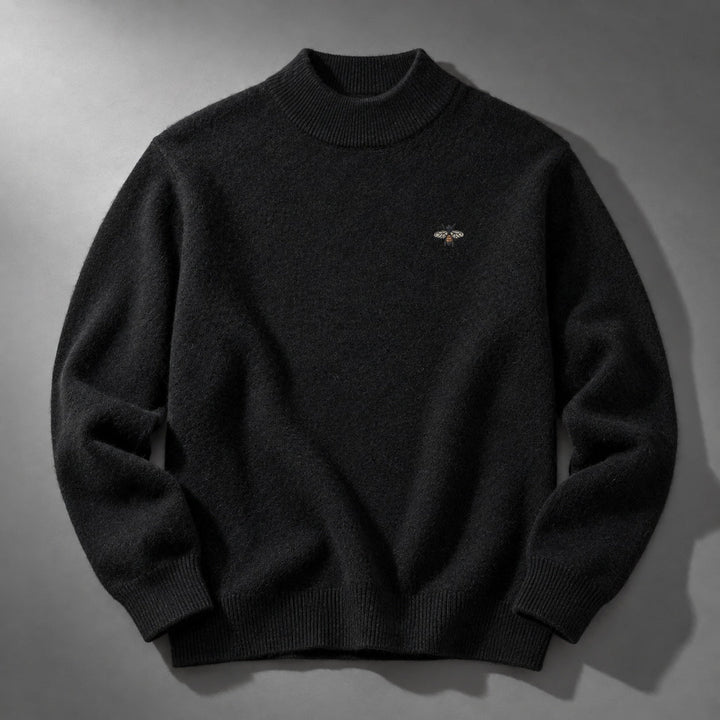 Fayeine - Knitted Mock Neck Sweater