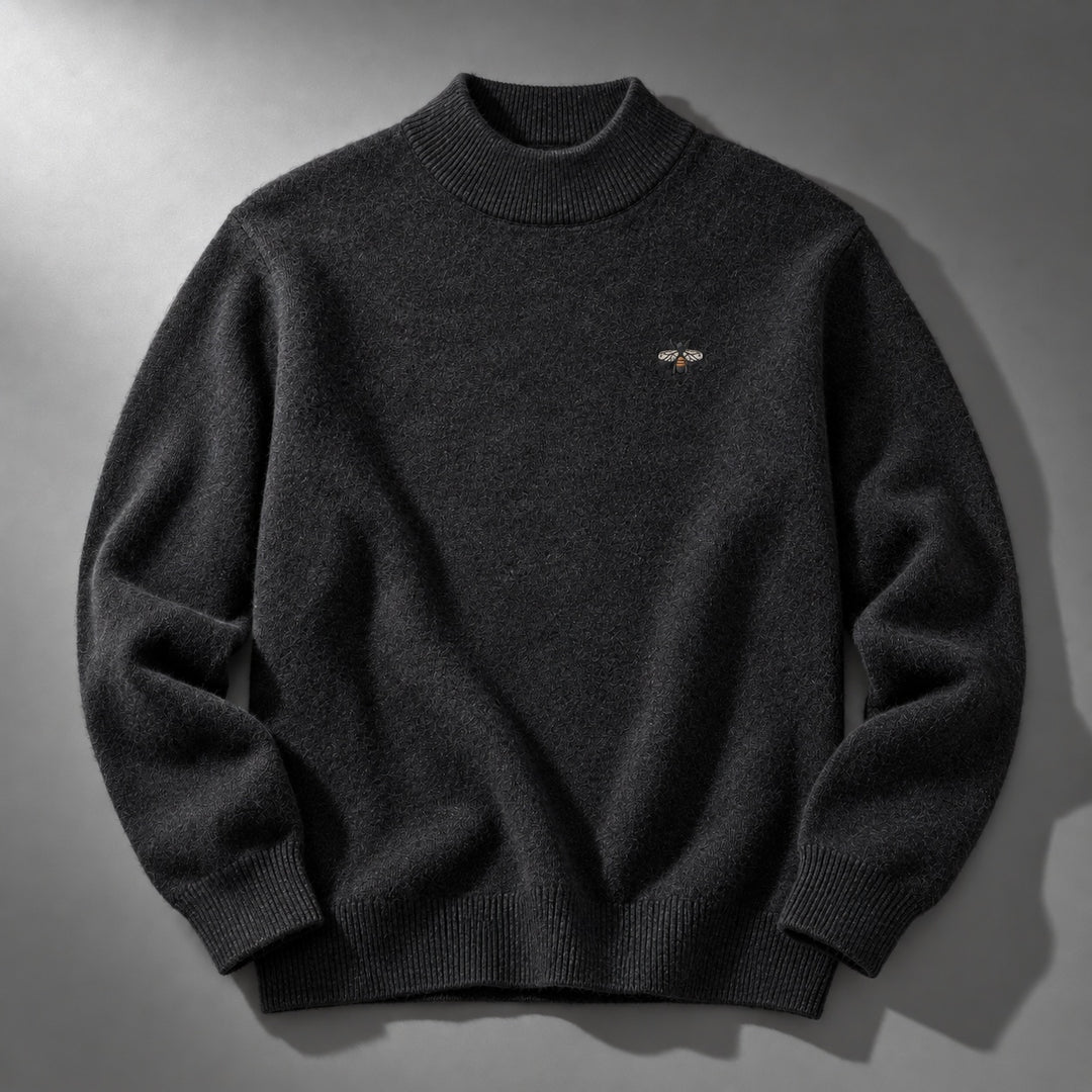 Fayeine - Knitted Mock Neck Sweater