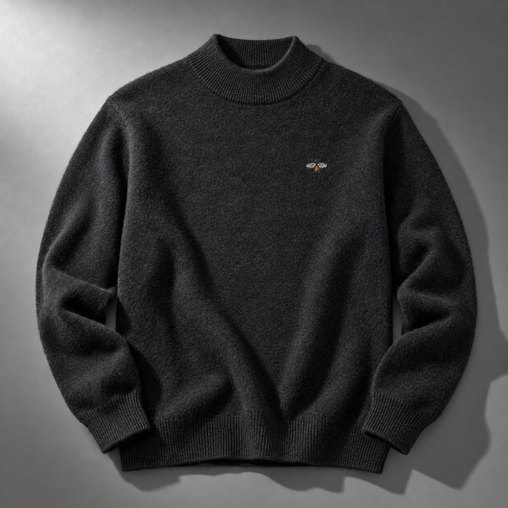 Fayeine - Knitted Mock Neck Sweater