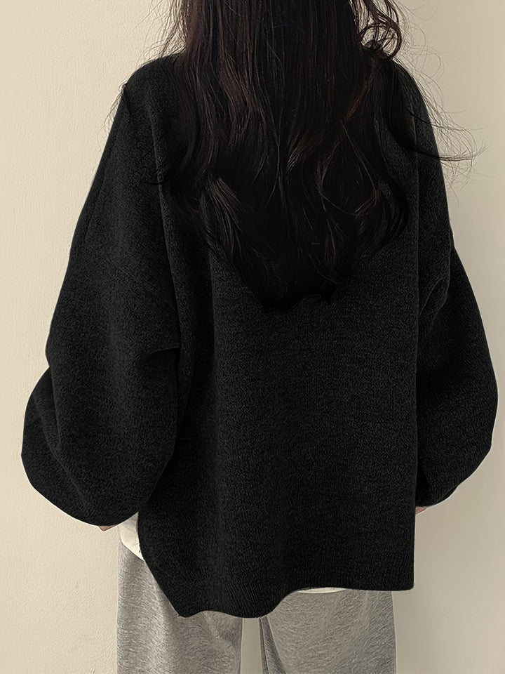 Pearline - Crew Neck Long Sleeve Sweater