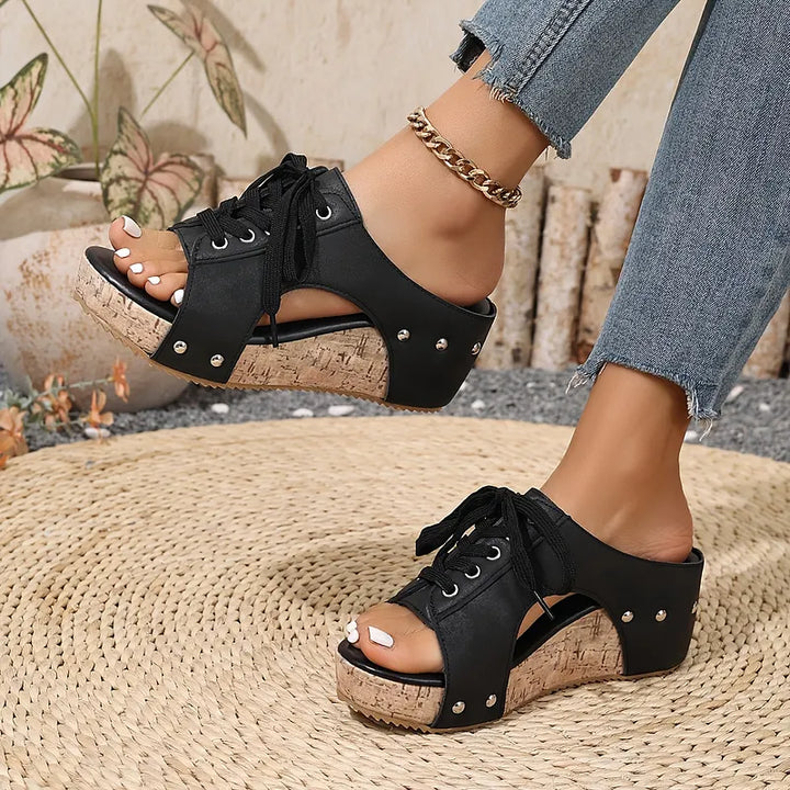 Nadiu - Comfortable Summer Wedge Slippers
