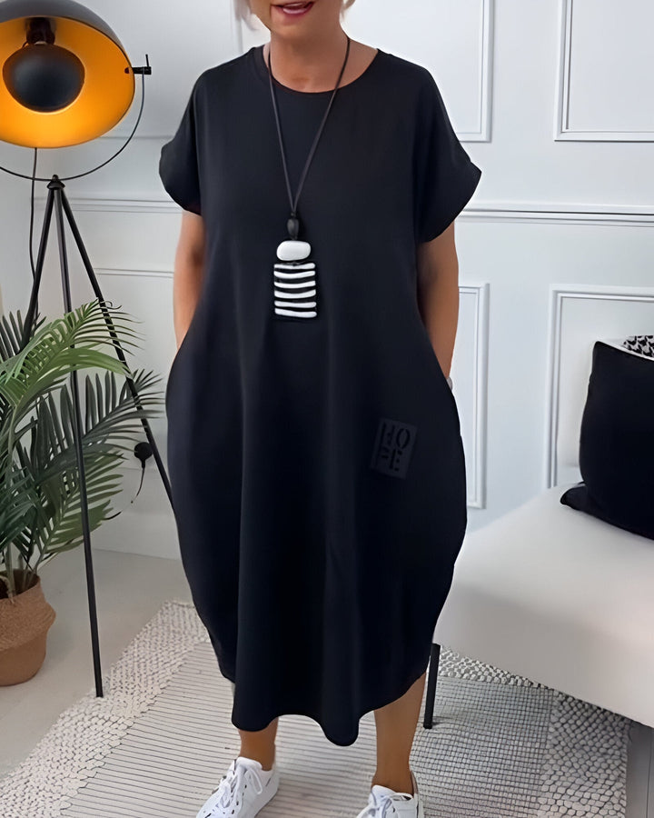 Jocelyn - Casual Comfort Dress With Pocket