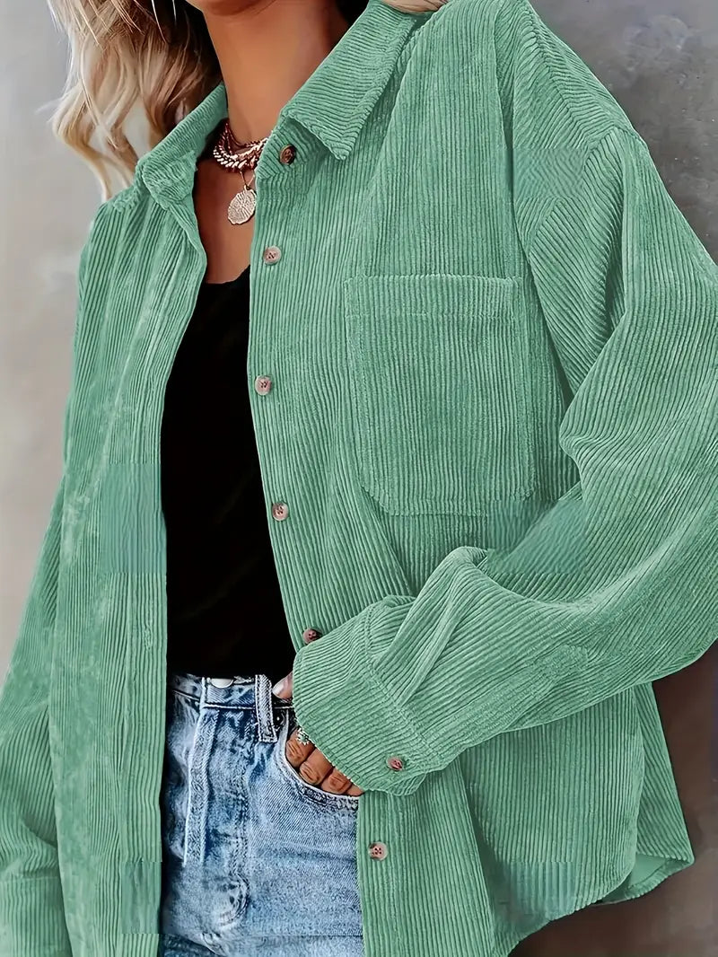 Irmela - Long Sleeve Button Shirt