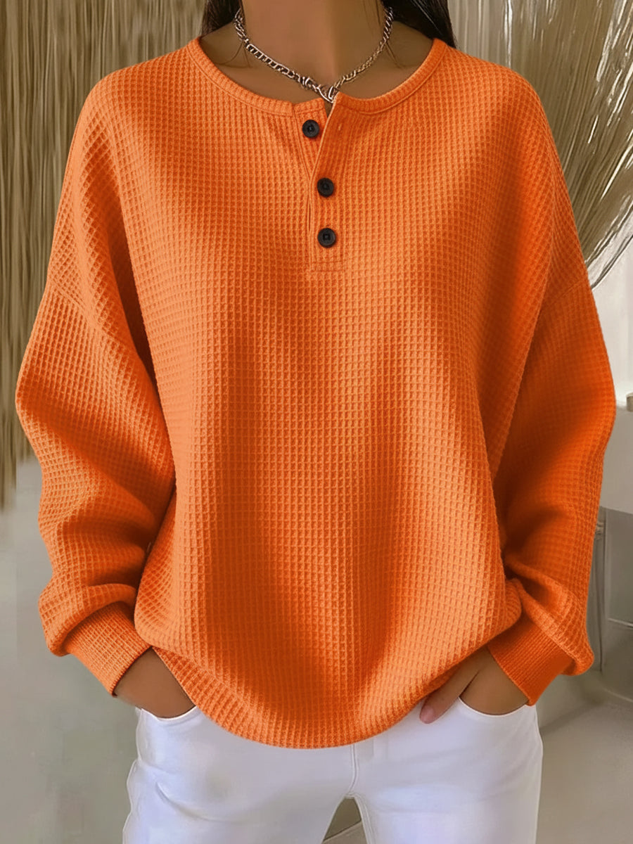 Myah - Casual Round Neck Sweatshirt