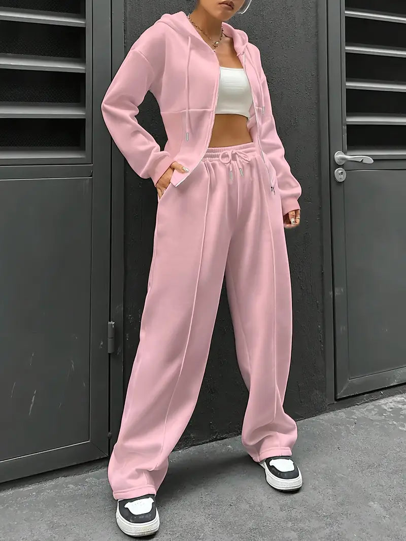 Nanci - Casual Long Sleeve Two Piece Set
