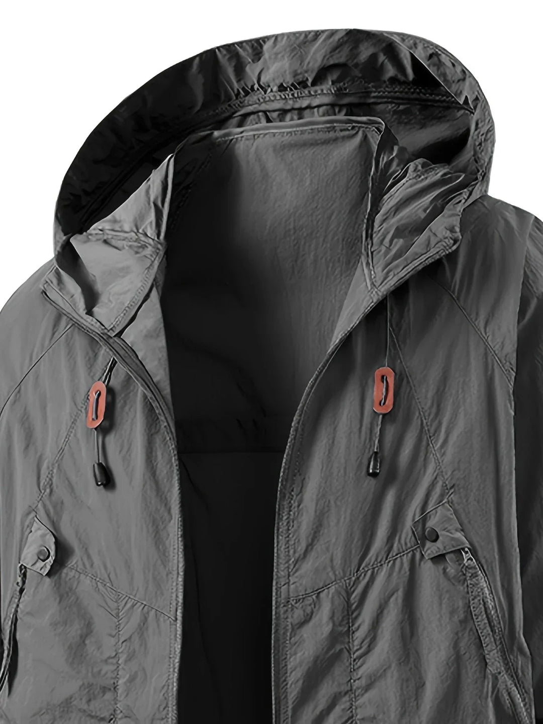 Vrenda - Long Sleeve Hooded Jacket With Pocket