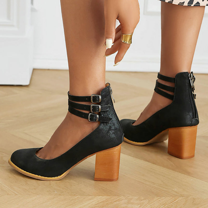 Caa - Plain Sandals With Ankle Strap