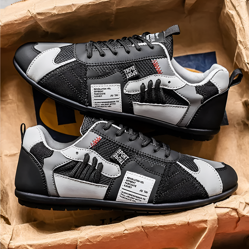 Aerobeam - Casual Sneakers With Textured Side Panels