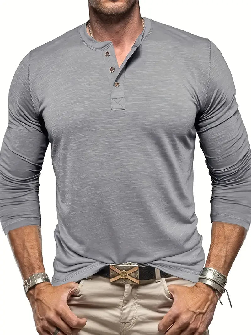 Randell - Casual Long Sleeve T-Shirt