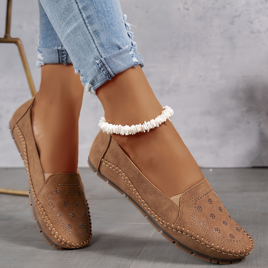 Lyrissa - Comfortable Stitched Shoes