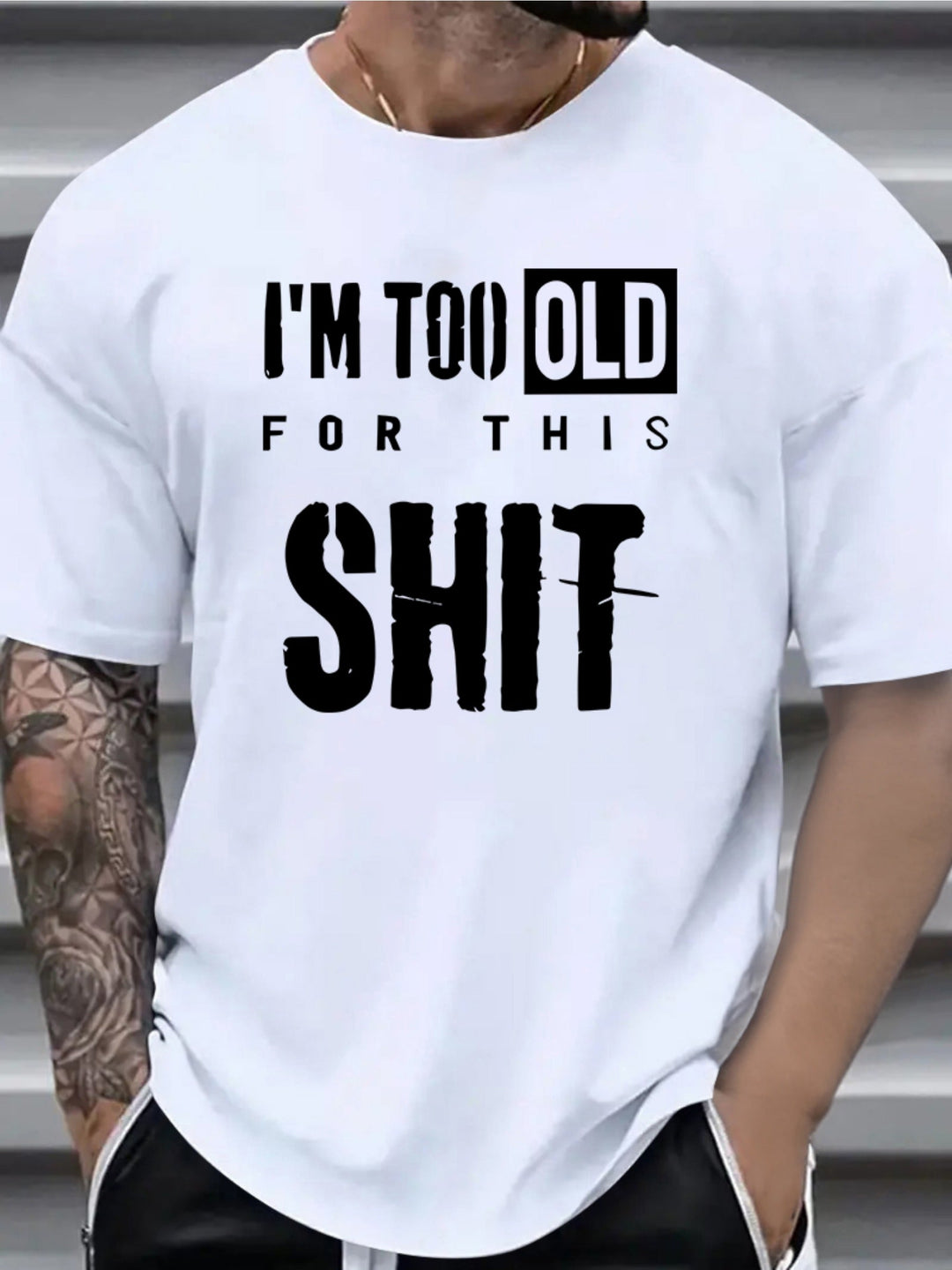 Marcin – Elegant T-Shirt With Round Neck