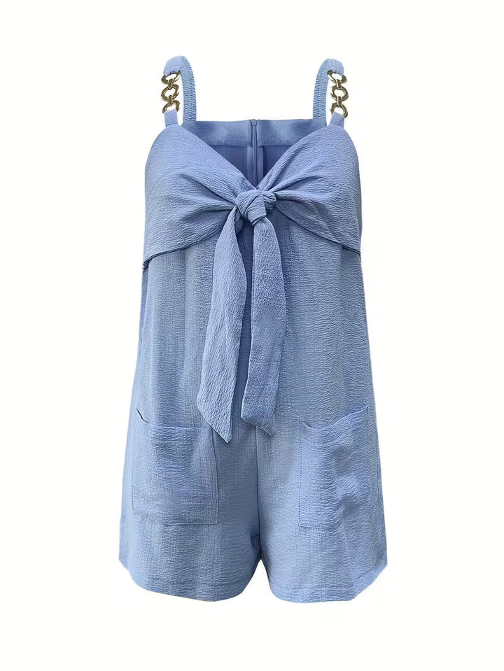 Loaiza - Sleeveless Chain Strap Jumpsuit