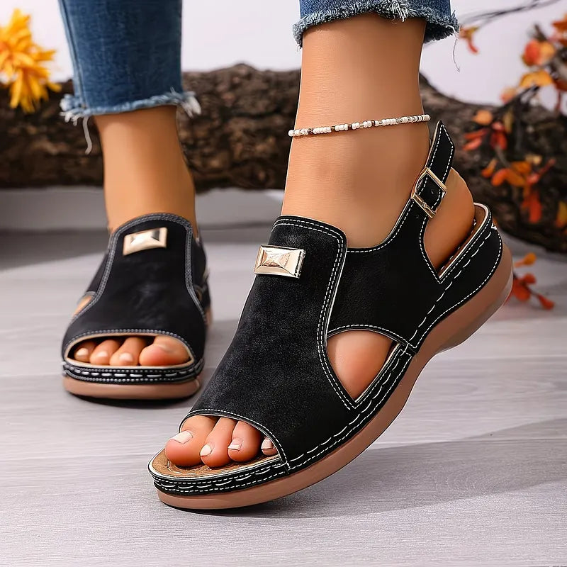 Sheyla - Adjustable Buckle Sandal