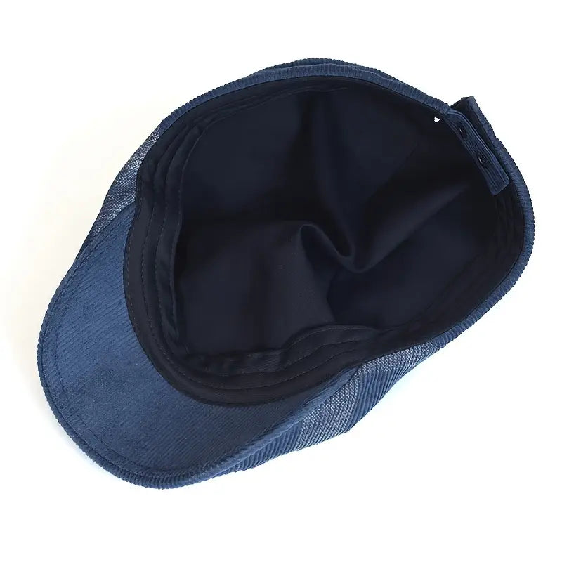 Enriko - Vintage Plaid Cotton Beret Cap