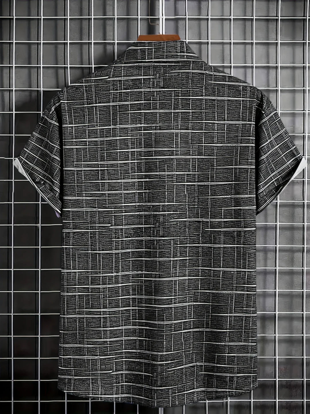 Haroyan - Stylish Plaid Stripe Pattern Shirt