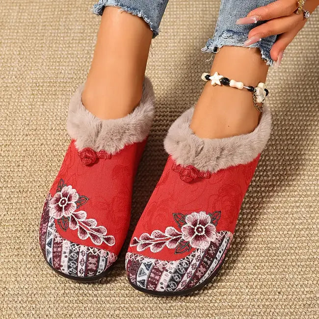 Anneisoria - Faux Fur Comfortable Shoes