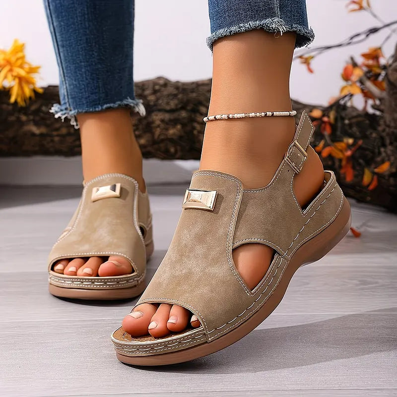 Sheyla - Adjustable Buckle Sandal