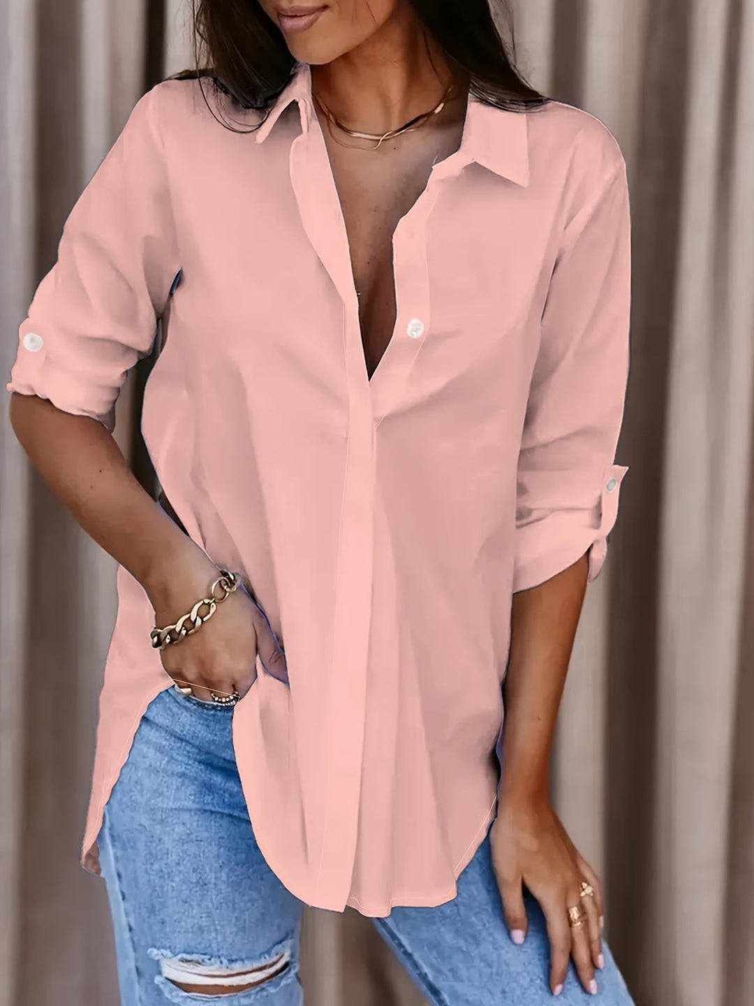 Arissa - Casual Button-up Shirt