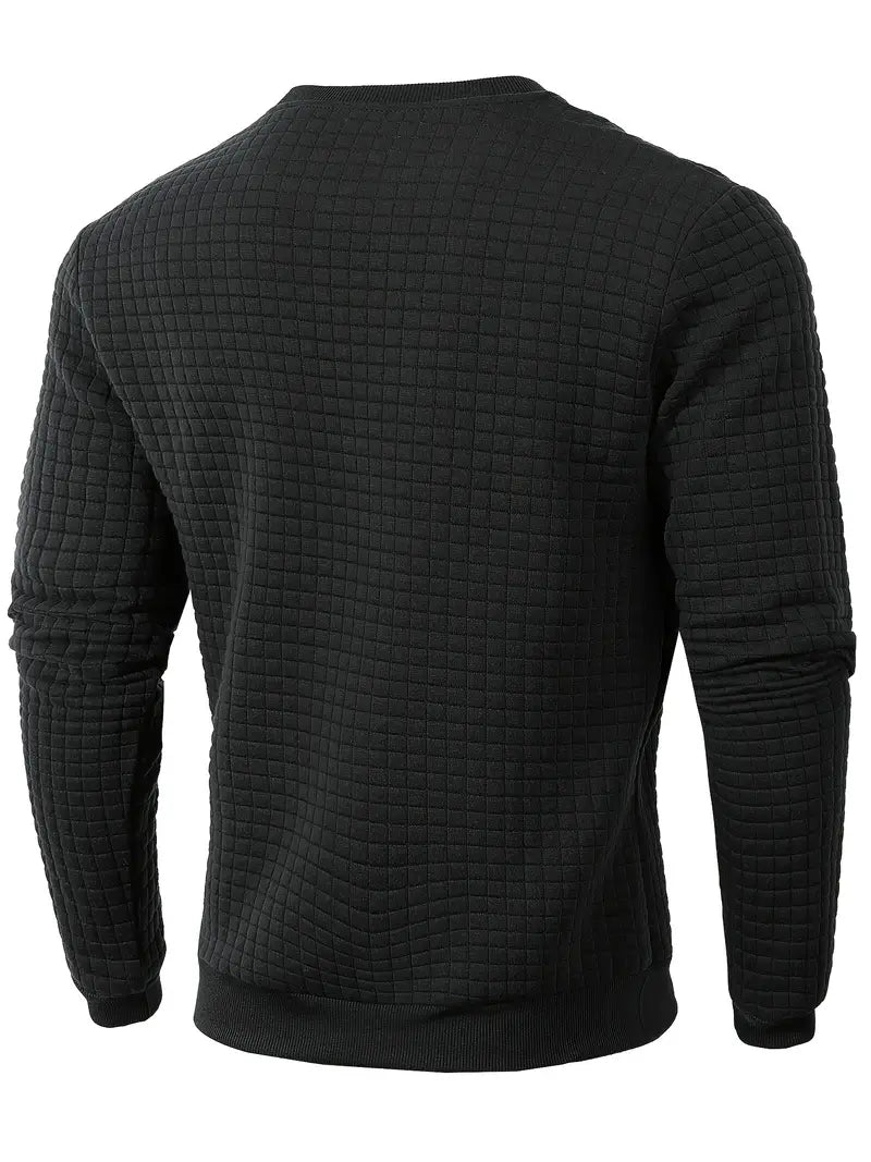 Beckham - Bohemian Plaid Long Sleeve Sweater
